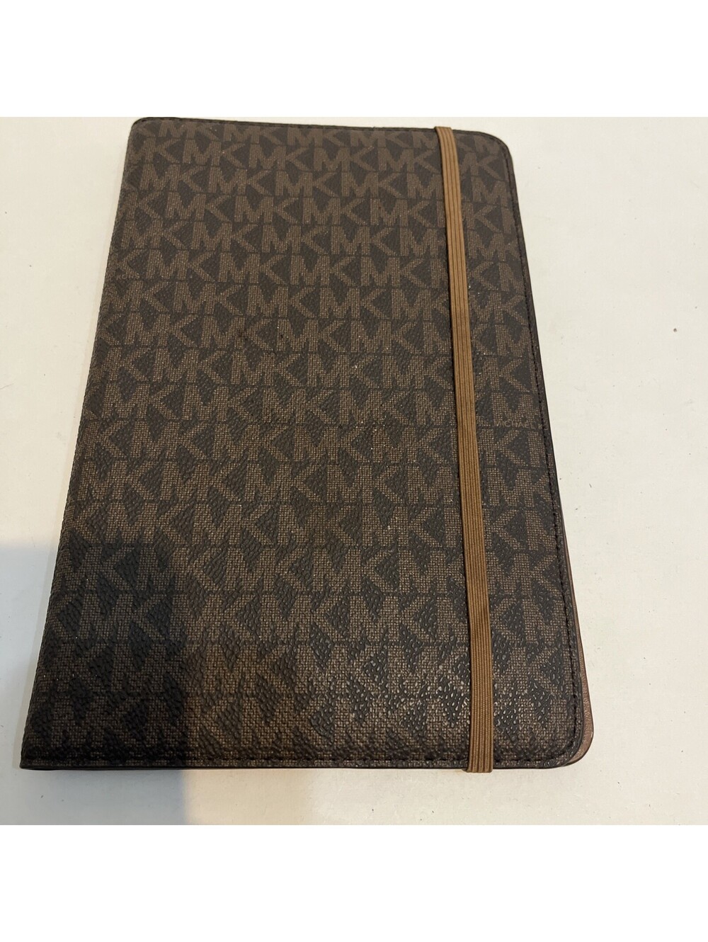 Michael Kors Brown MK Logo Medium Women Ladies Girls Notebook cover